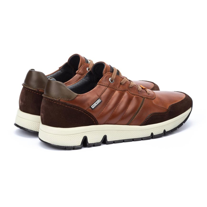 Men's Pikolinos FERROL Sneakers Brown | NZ O23QA09